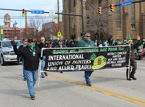 painters union 2019 Cleveland St. Patrick's Day Parade